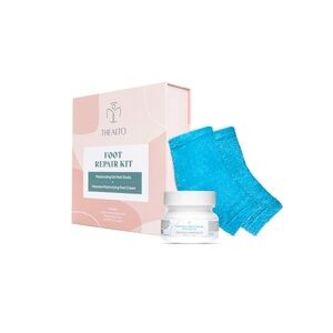 Thealto Foot Repair Fit - Moisturizing Gel Heel Socks & Intense Moisture Cream